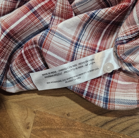 Ariat Retro Fit Plaid Western Snap Shirt XXL - Picture 7 of 9